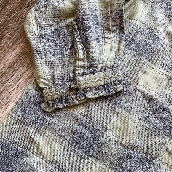 Caffe Marrakesh Jasper Plaid Popover Blouse - Picture 3 of 12